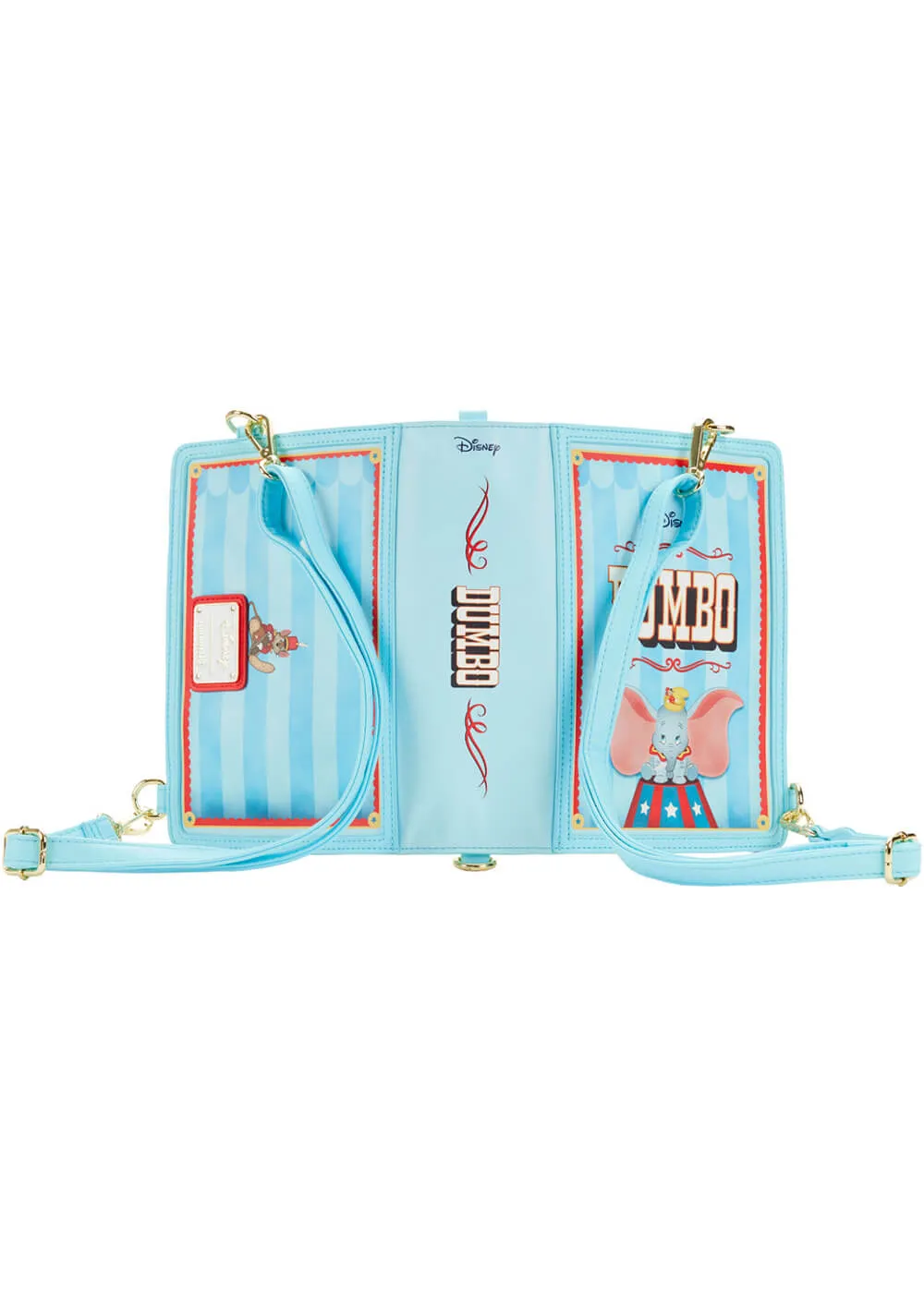 Loungefly Disney Dumbo Book Series Crossbody Backpack Blue