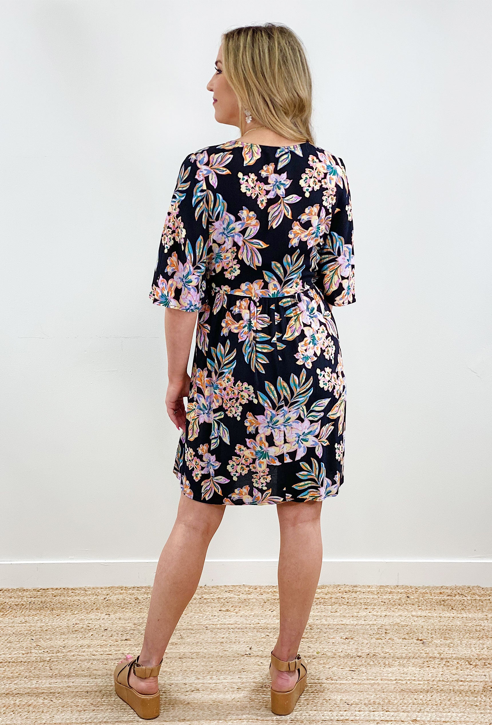 Lovestitch Midnight Garden Floral Dress