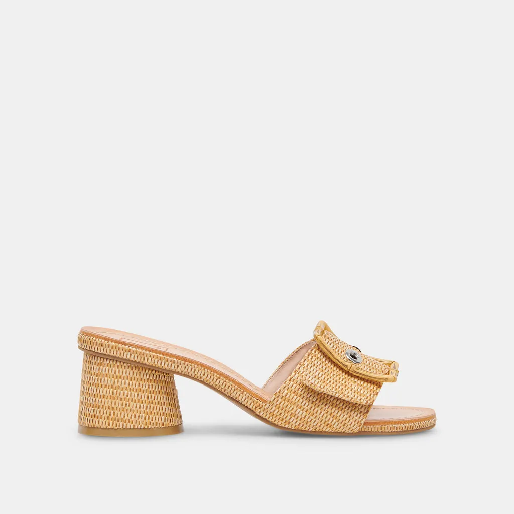 LUCEY HEELS WARM NATURAL RAFFIA– Dolce Vita 6932026556482