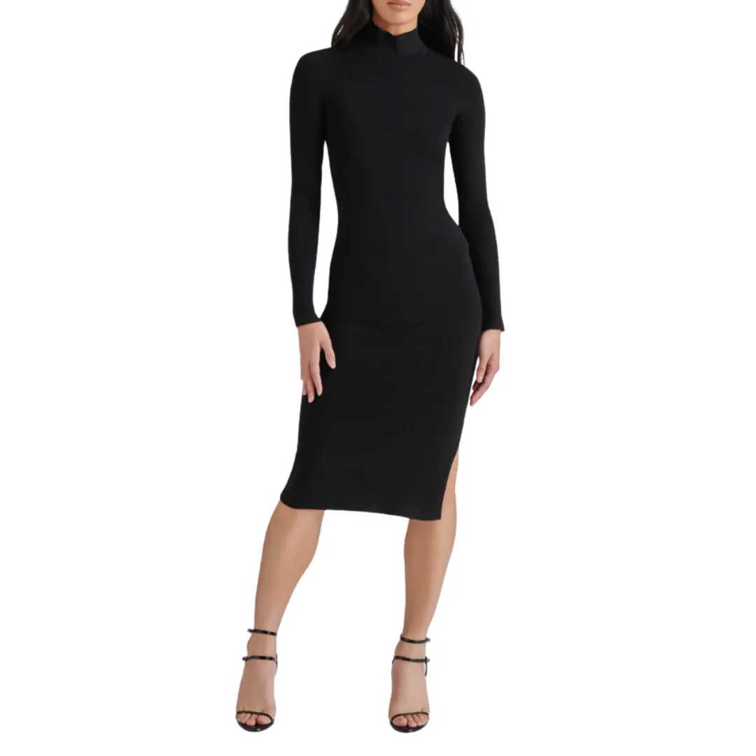 MAJA SWEATER DRESS BLACK