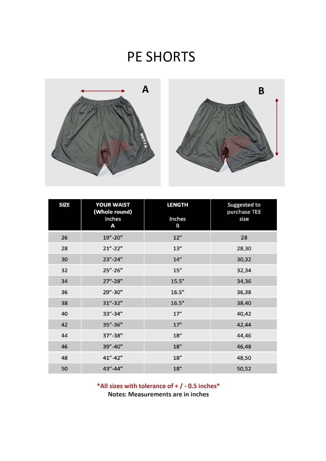 Metta PE Shorts