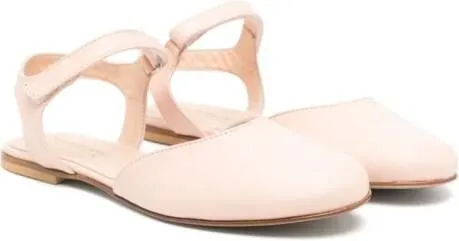 MONTELPARE TRADITION closed-toe leather sandals Pink