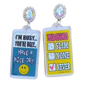 Never 80's Charm Earrings