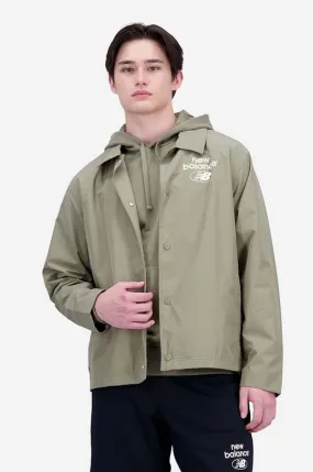 New Balance jacket men's green color