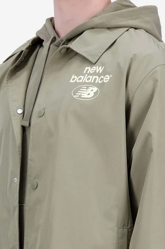 New Balance jacket men's green color