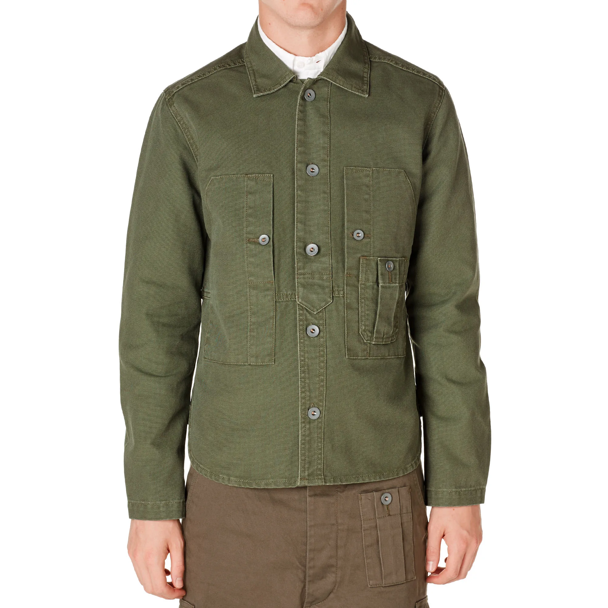 Nigel Cabourn x Lybro Work ShirtArmy Canvas