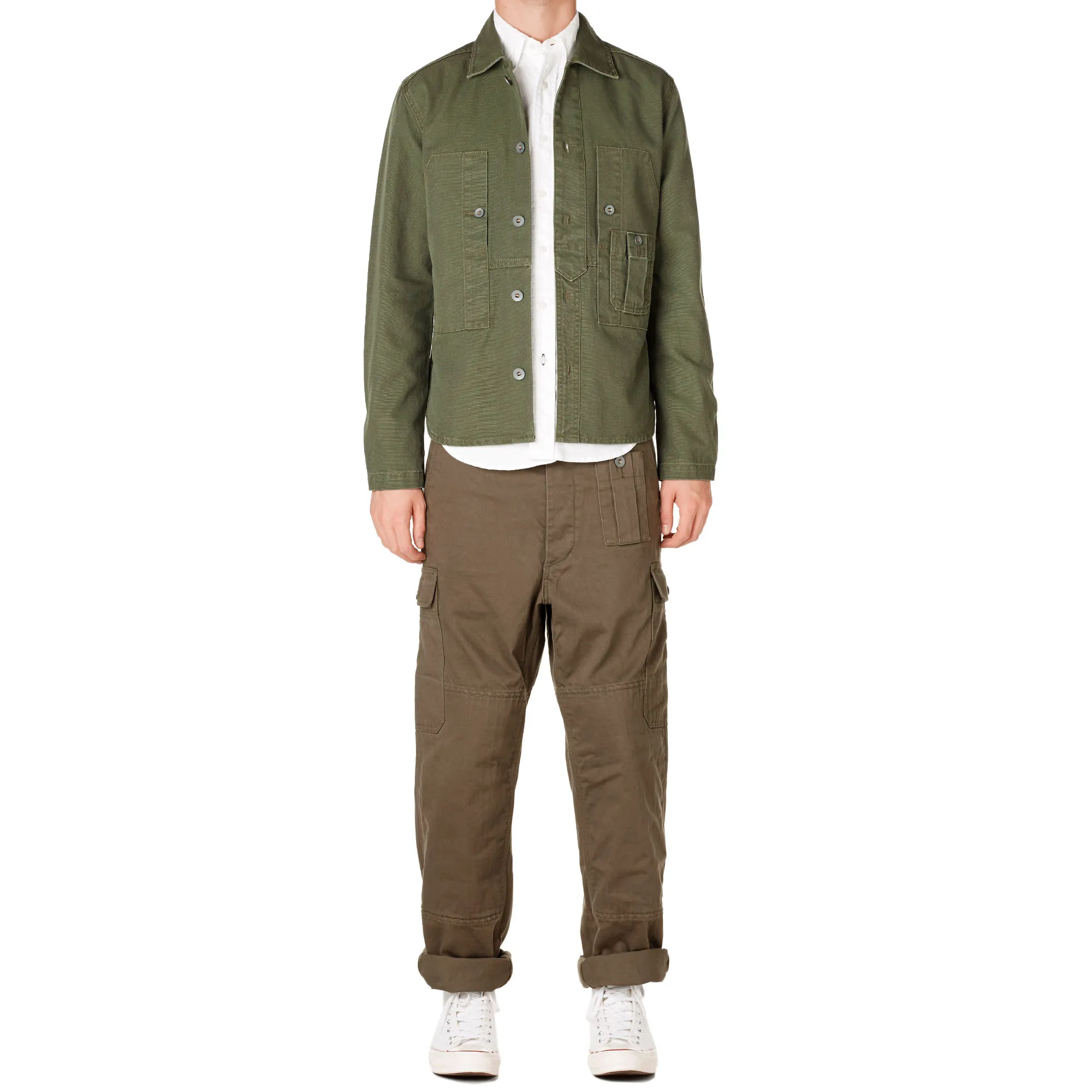 Nigel Cabourn x Lybro Work ShirtArmy Canvas