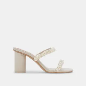 NOEL Heels Vanilla Pearls | Vanilla Pearl Bead Heels– Dolce Vita 6623311331394