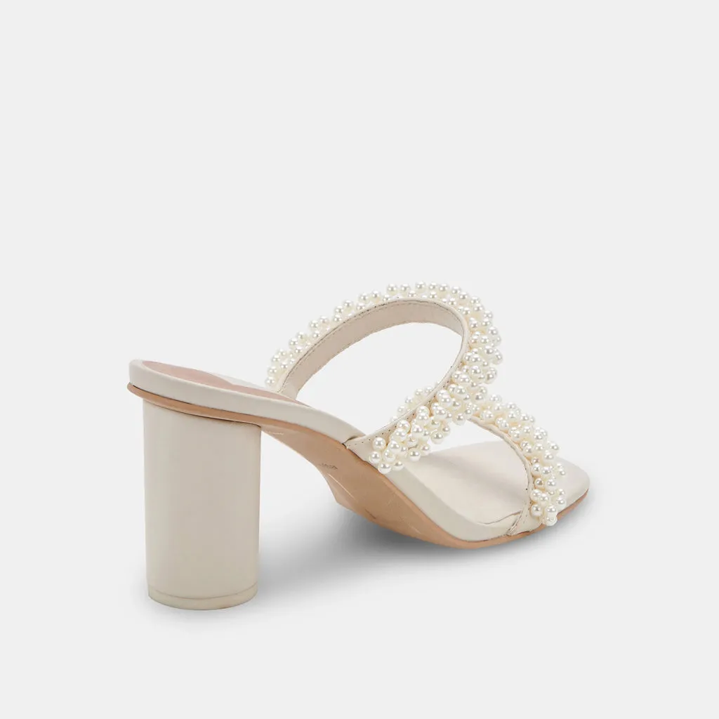 NOEL Heels Vanilla Pearls | Vanilla Pearl Bead Heels– Dolce Vita 6623311331394