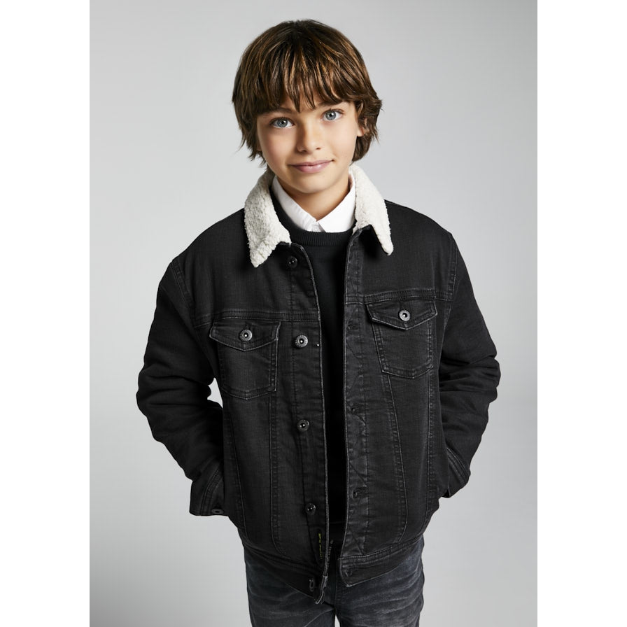 Nukutavake Boys Shearling Denim Jacket 7410-67