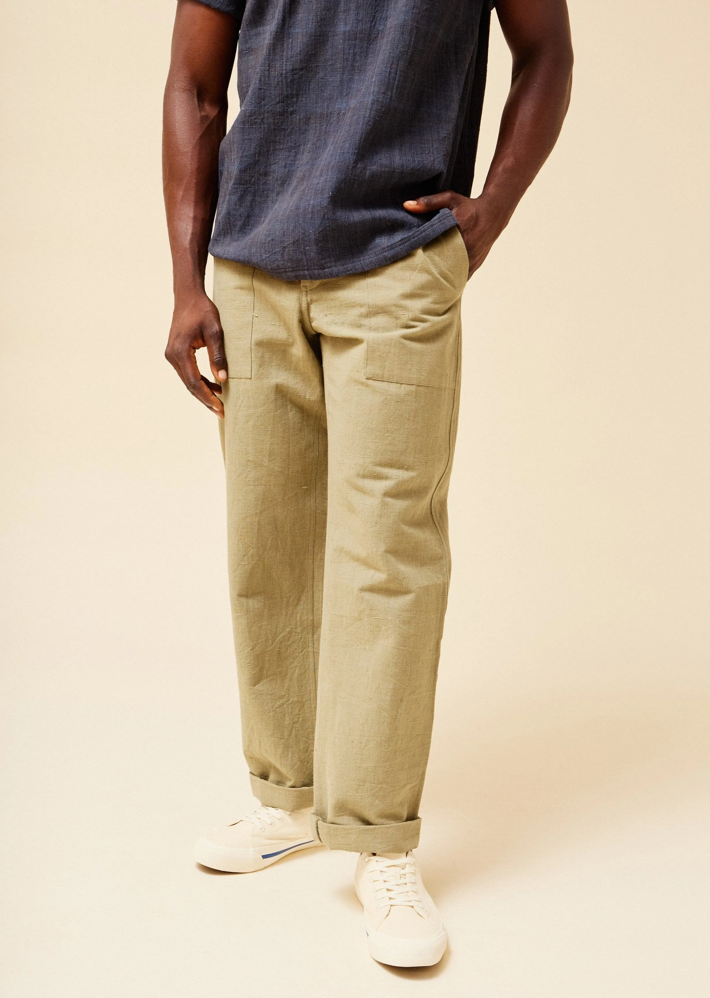 OBELISK PANT Od Green Canvas