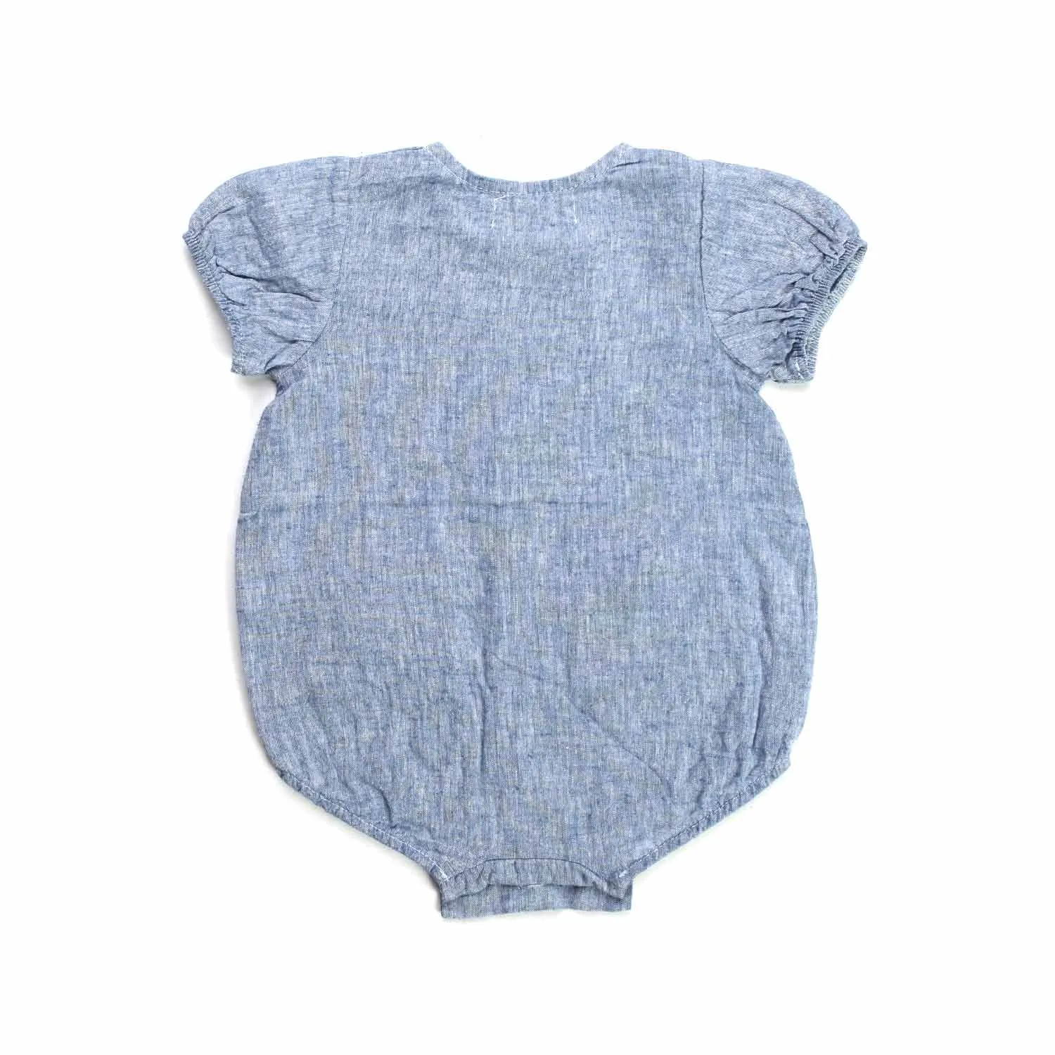 Olive Baby Girl Blue Romper