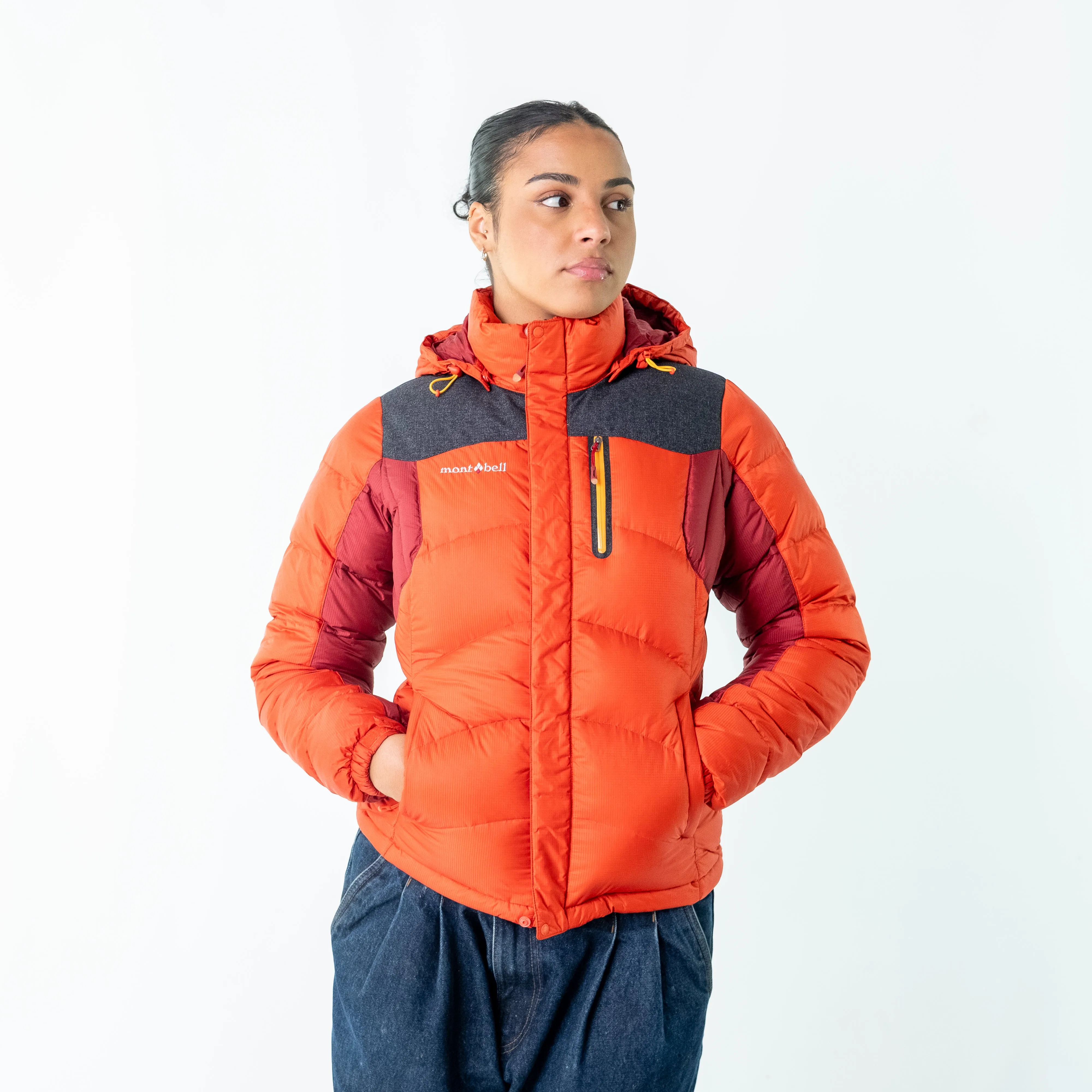 Orange y2ks Montbell Puffer (S)