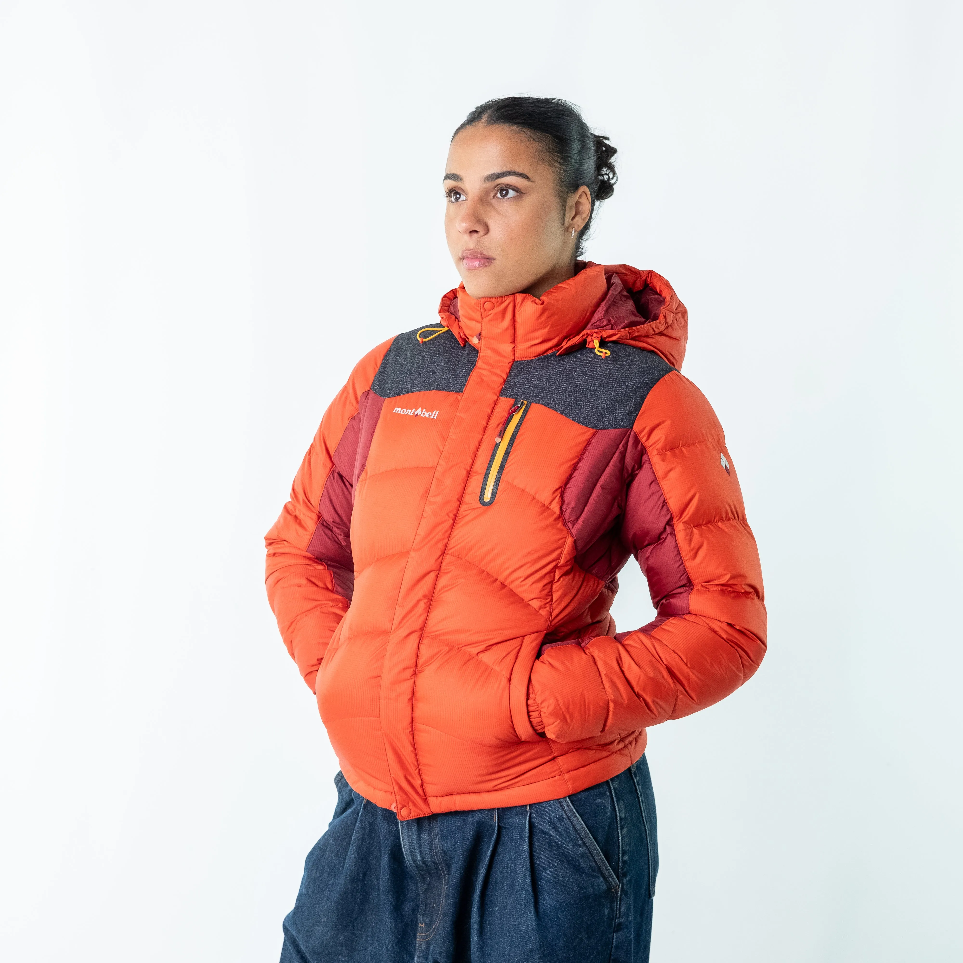 Orange y2ks Montbell Puffer (S)