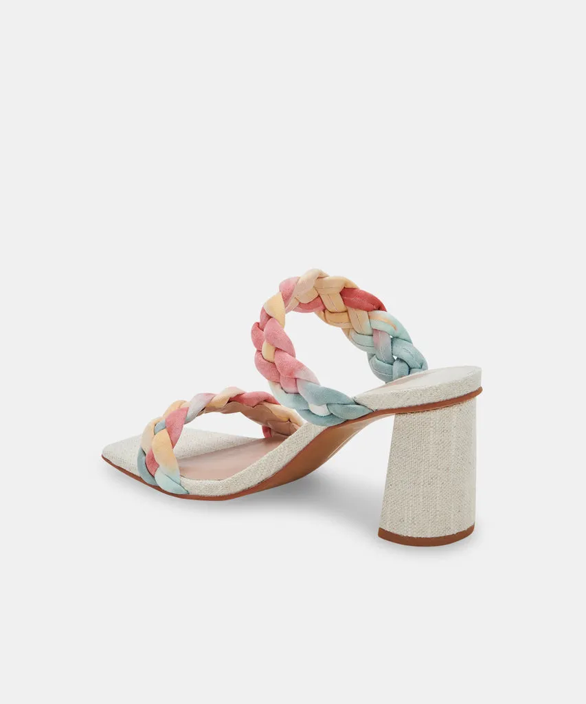 PAILY HEELS CORAL MULTI STELLA SUEDE– Dolce Vita 6634982015042