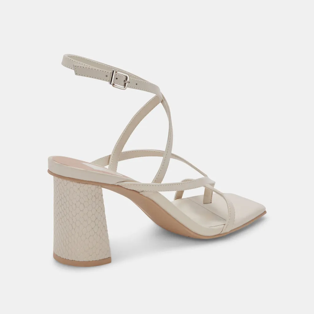 PAROO HEELS IVORY LEATHER– Dolce Vita 6879758450754