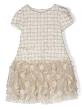 Patachou Dress Cream Beige