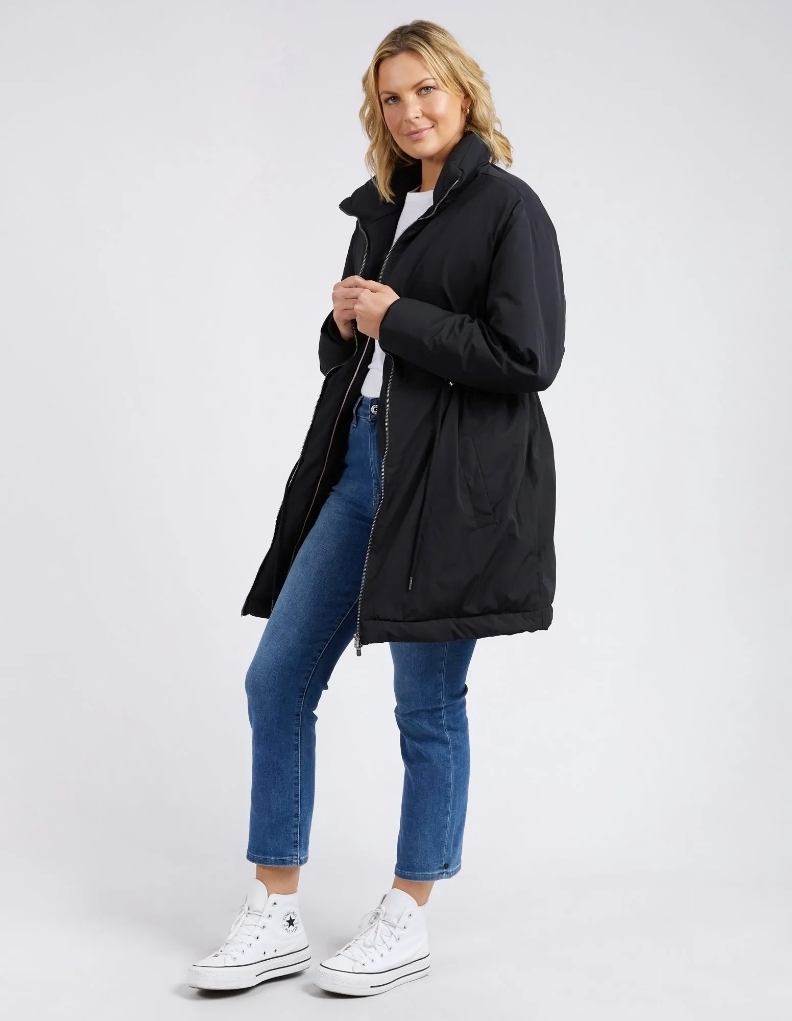 Phoebe Puffer Jacket Black