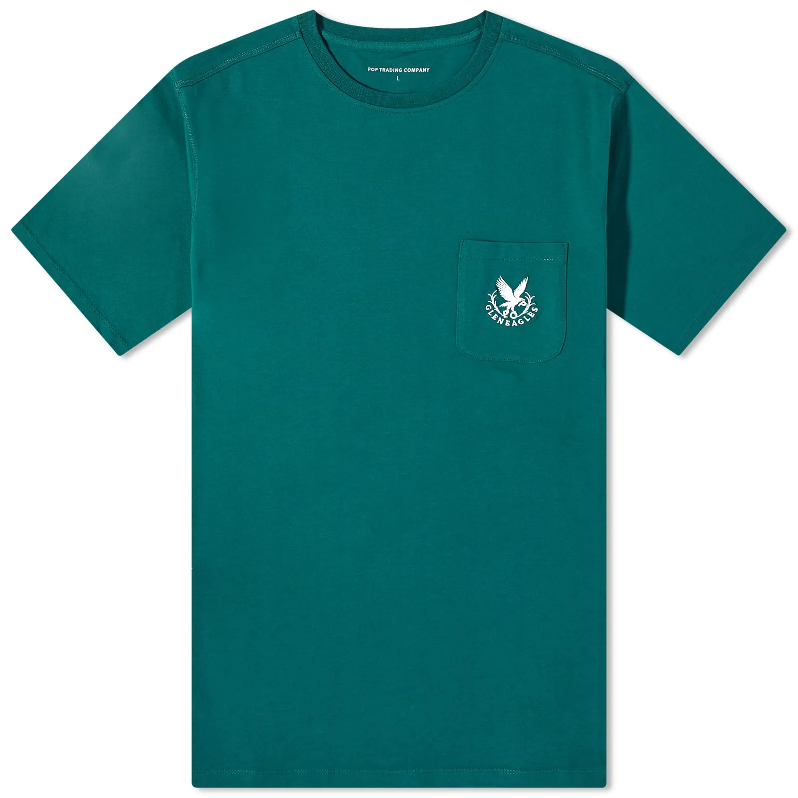 Pop Trading Company x Gleneagles by END. Logo Pocket T-ShirtDark Green