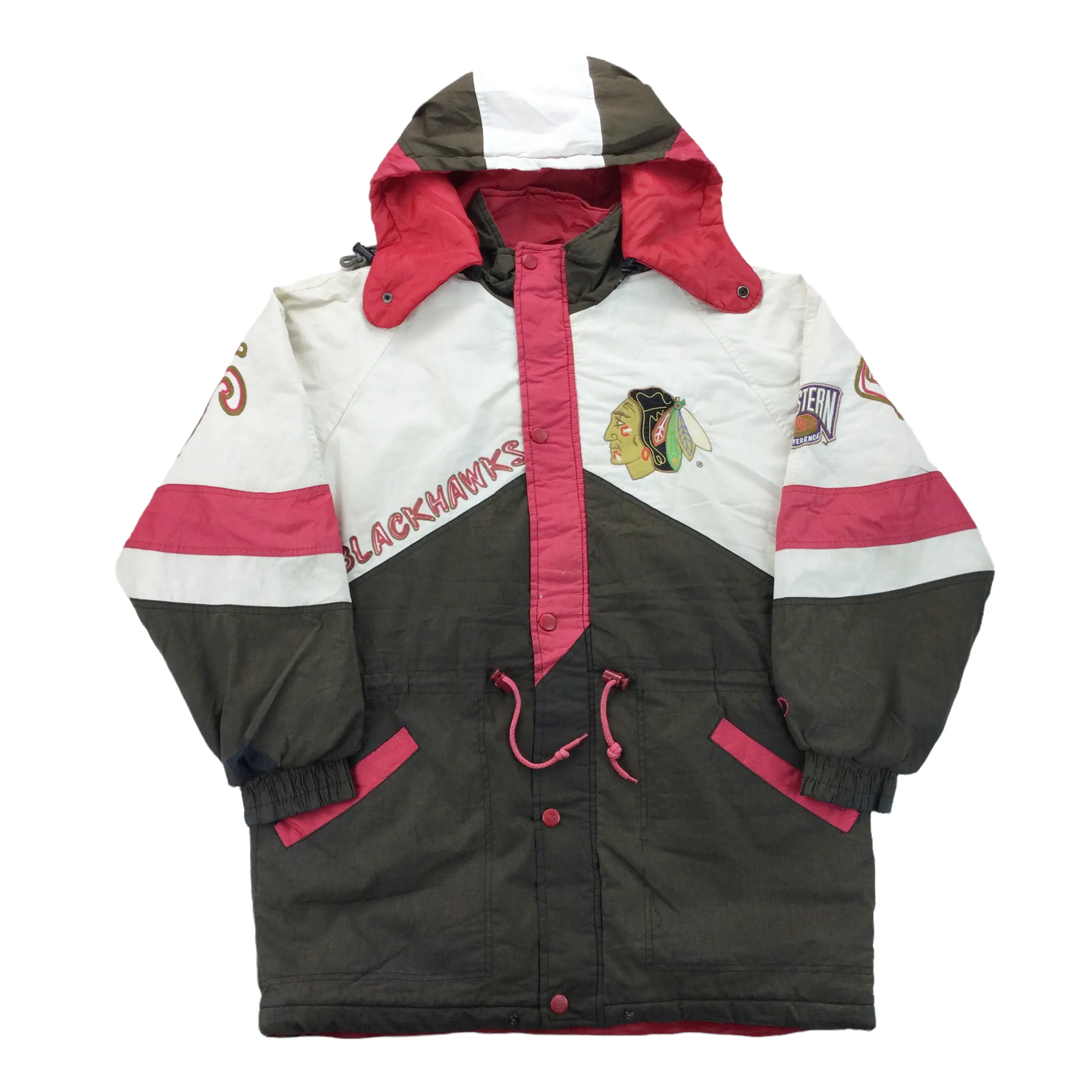 Pro Player Blackhawks 90s Coat - Medium