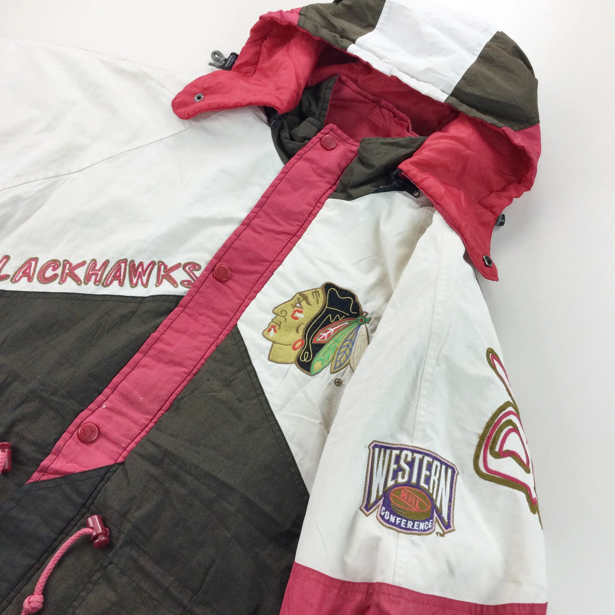 Pro Player Blackhawks 90s Coat - Medium