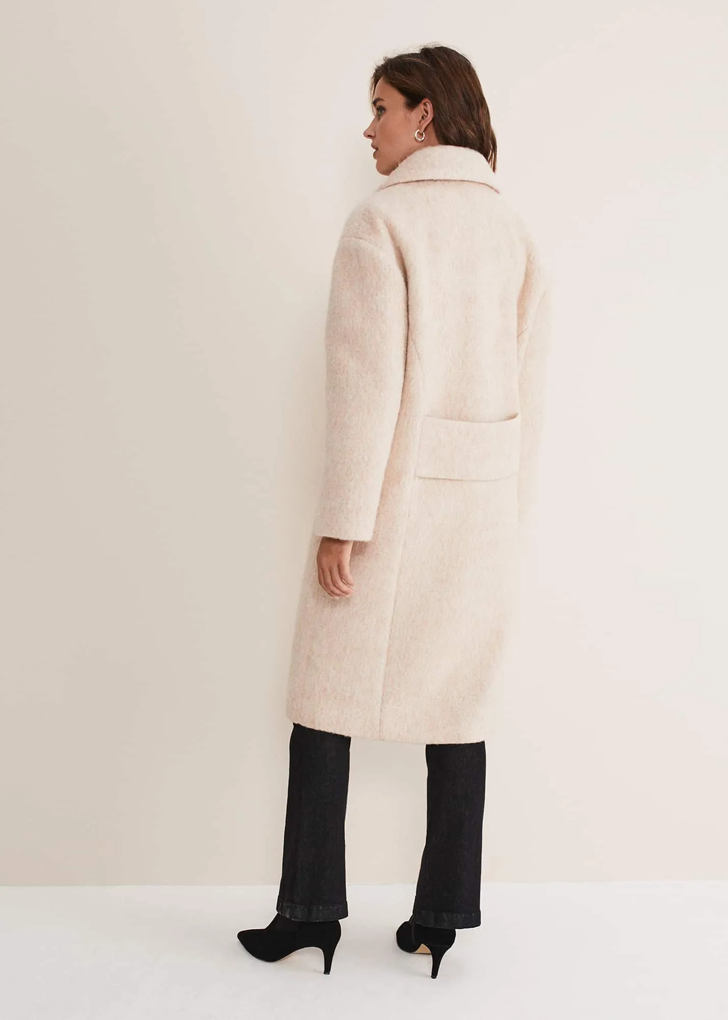 Quinn Textured Cocoon Coat