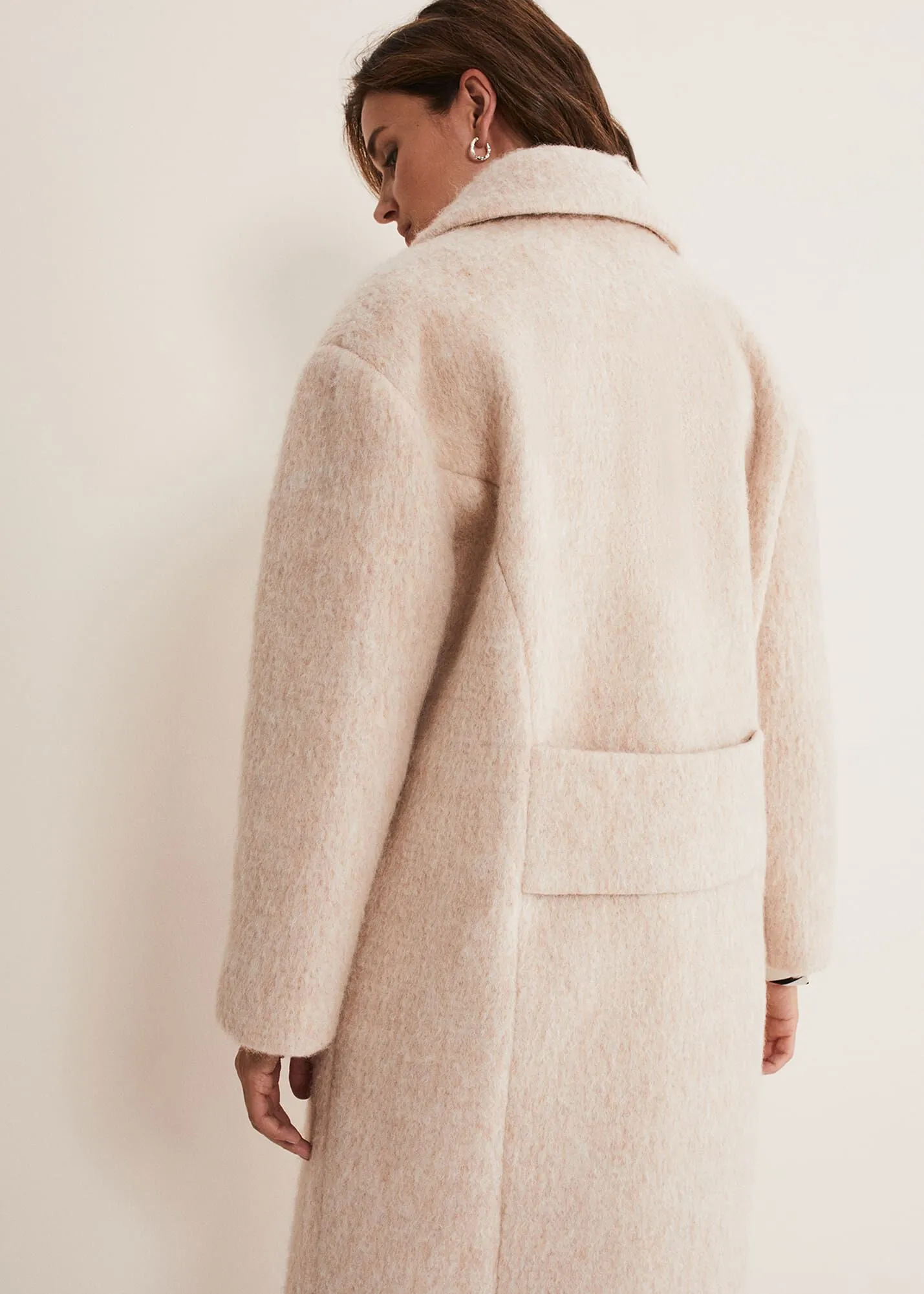 Quinn Textured Cocoon Coat