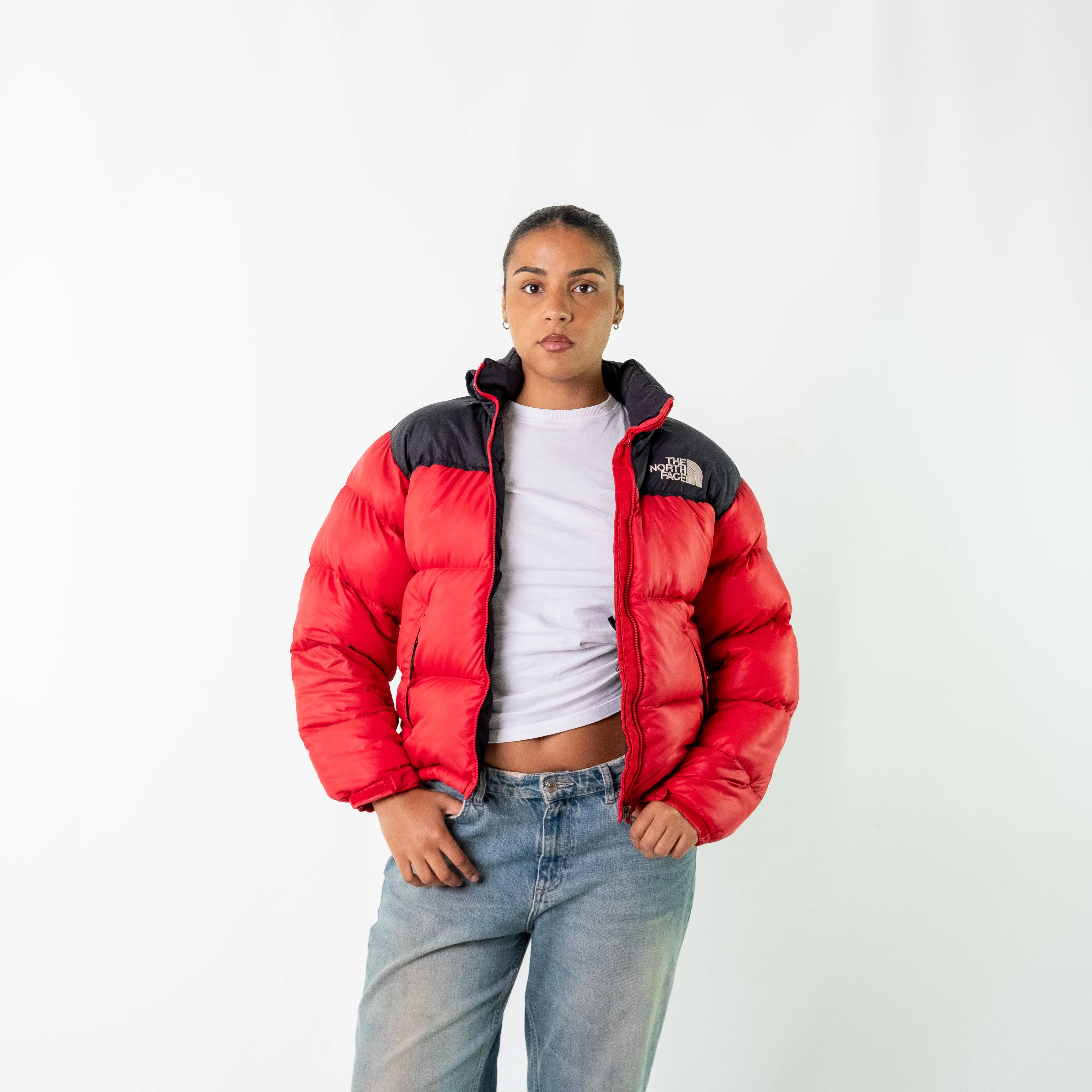 Red y2ks The North Face Puffer (XS)