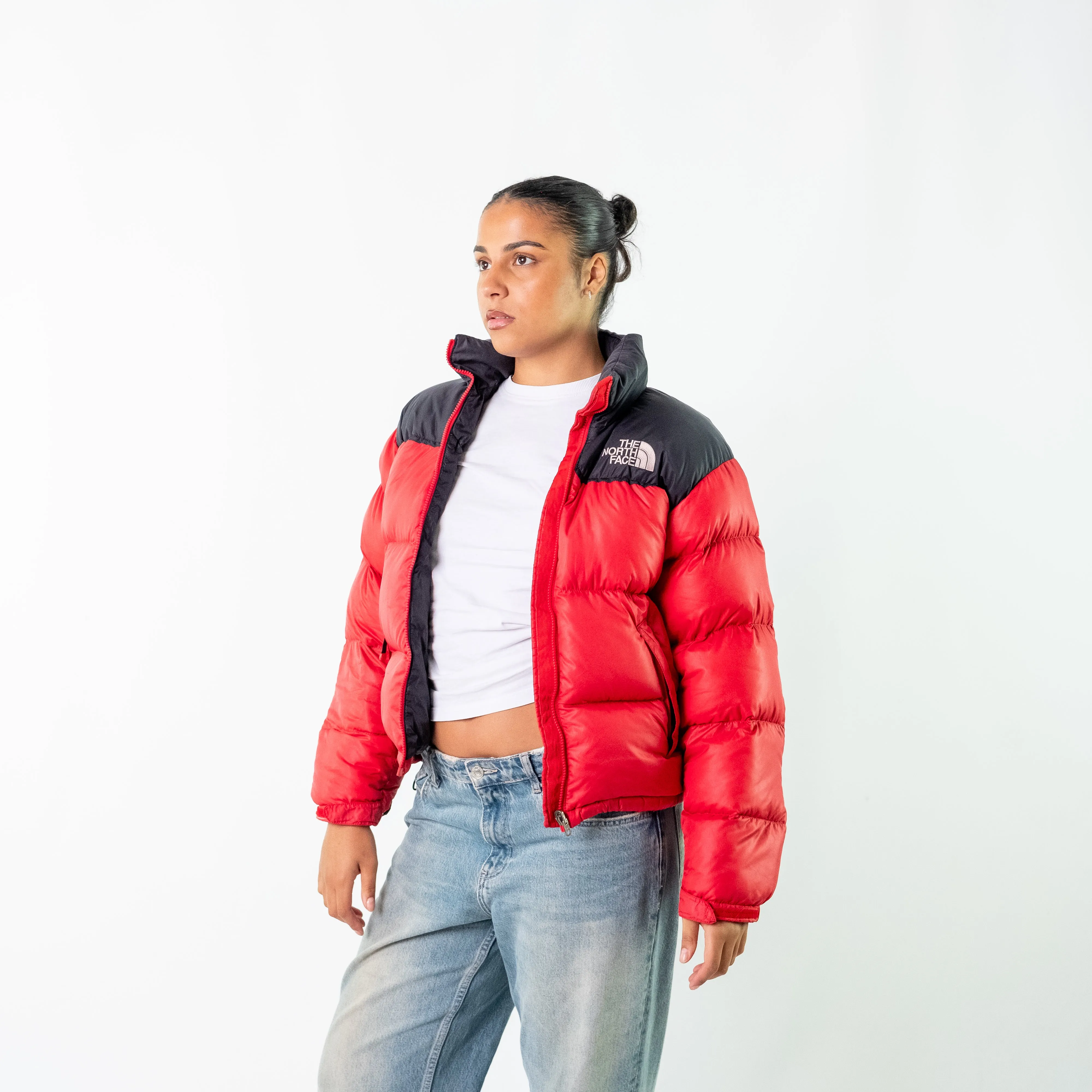 Red y2ks The North Face Puffer (XS)