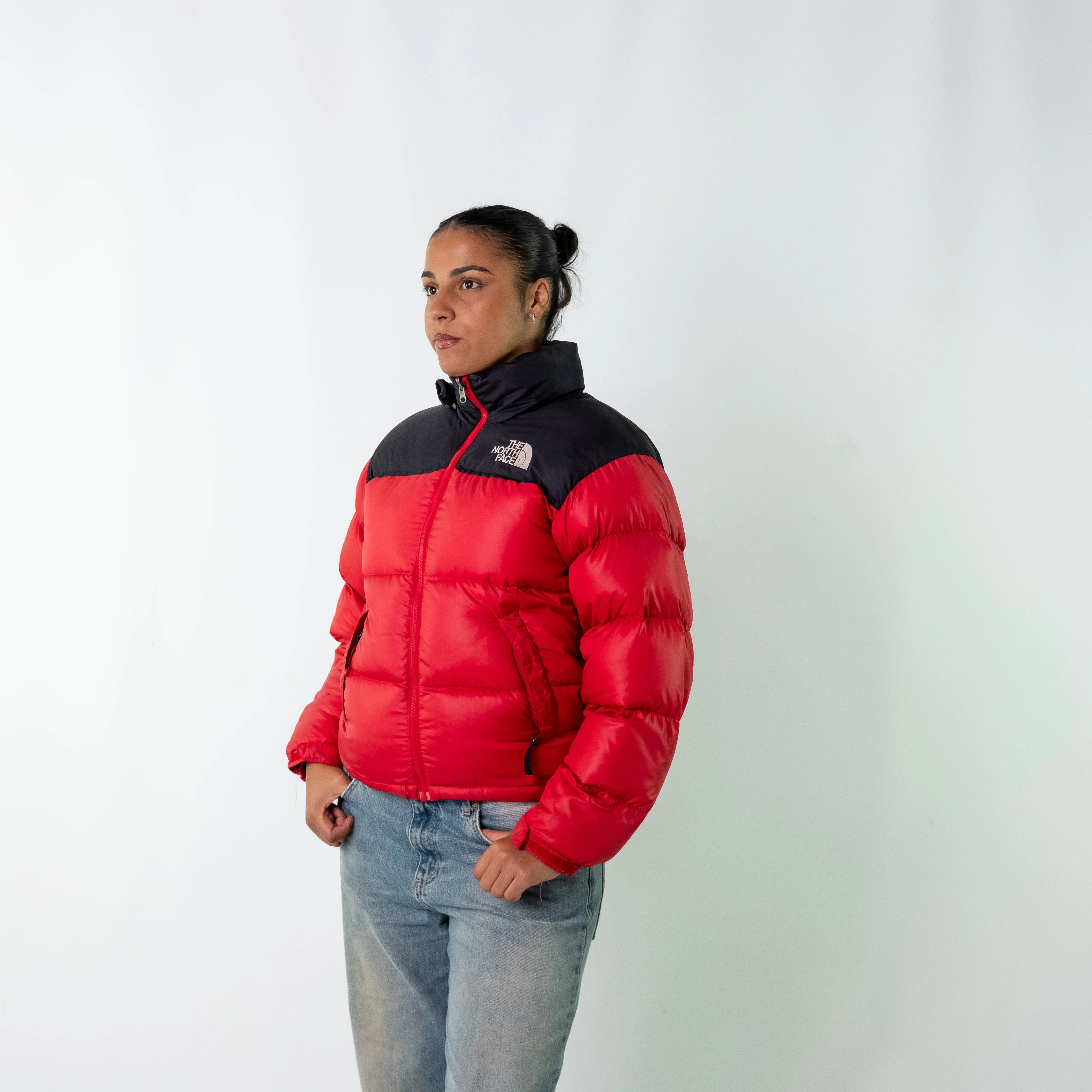 Red y2ks The North Face Puffer (XS)