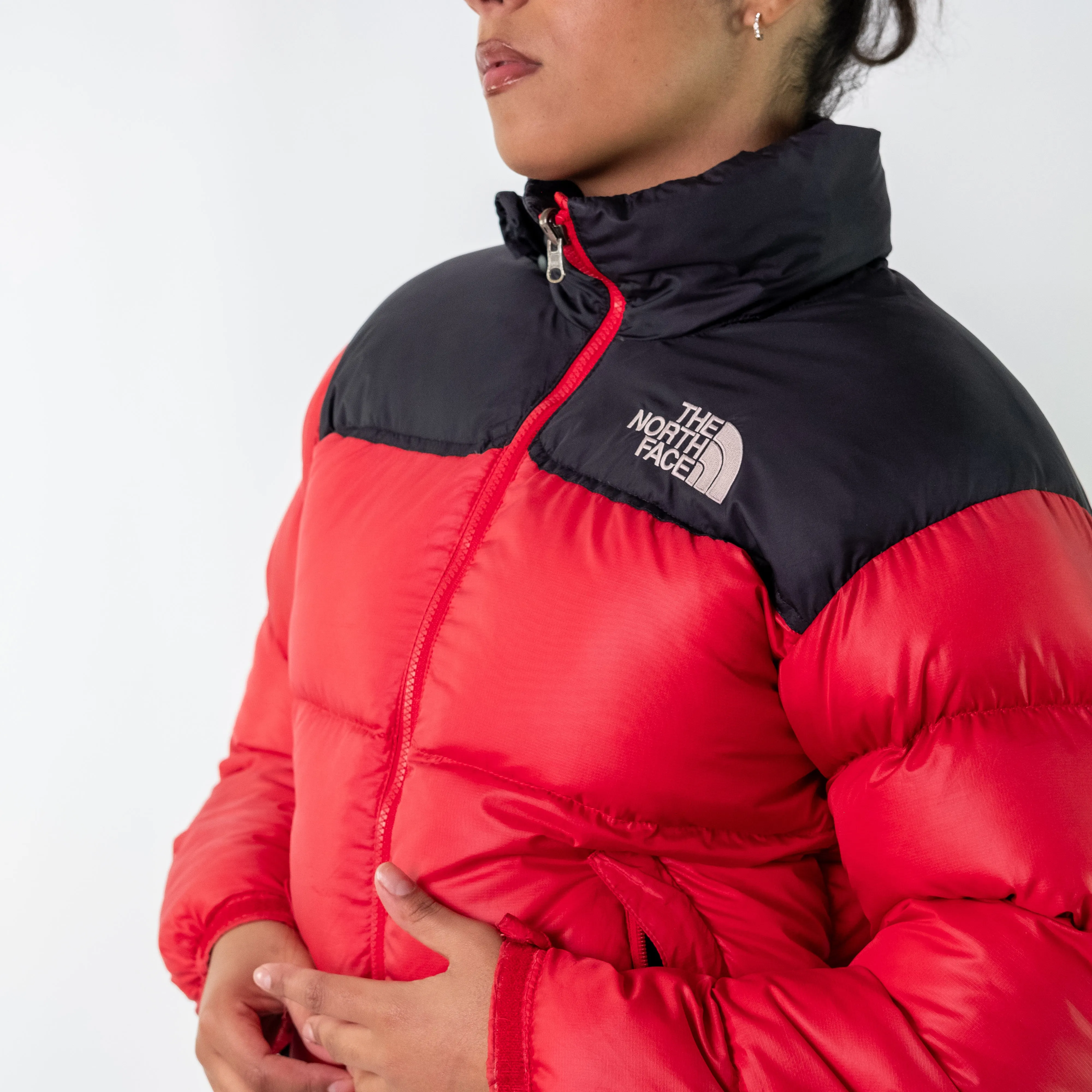 Red y2ks The North Face Puffer (XS)