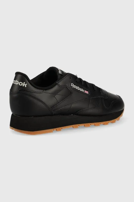 Reebok Classic leather sneakers GY0954 black color