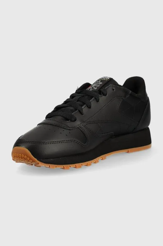 Reebok Classic leather sneakers GY0954 black color