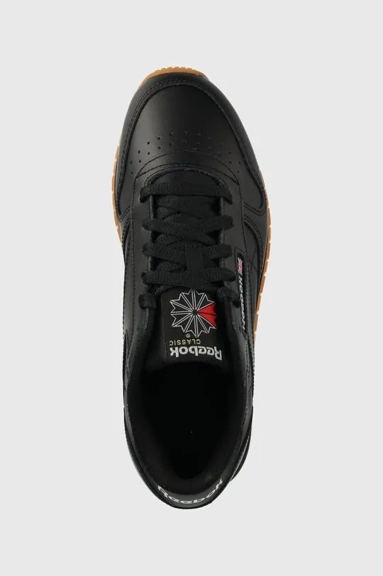 Reebok Classic leather sneakers GY0954 black color