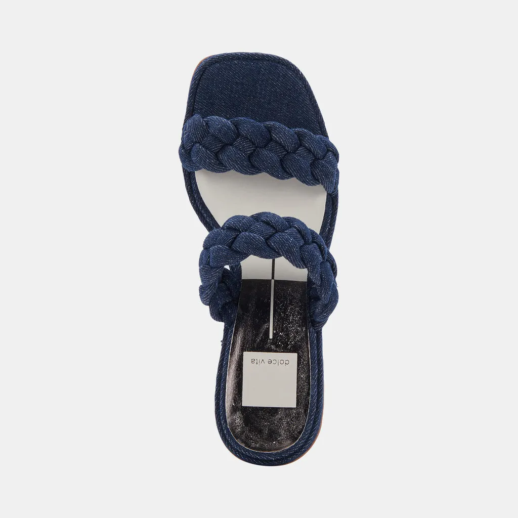 RONIN Sandals Indigo Denim | Braided Indigo Denim Sandals– Dolce Vita 6866100387906