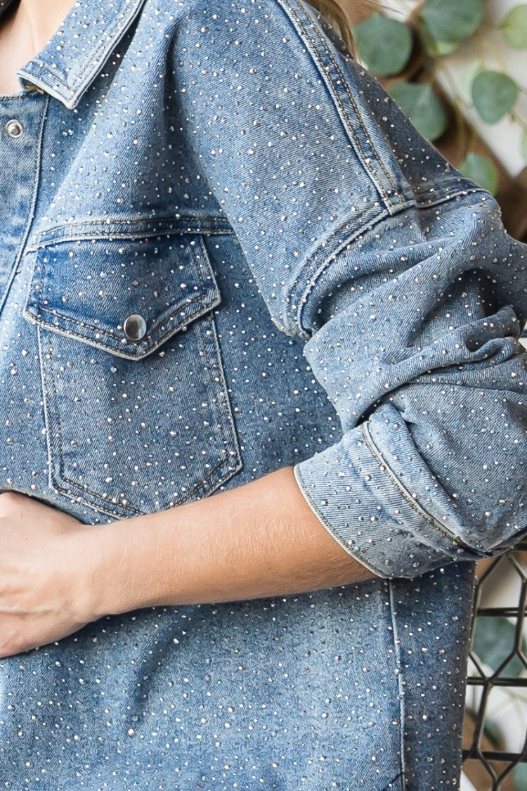 Sparkling Denim Jacket