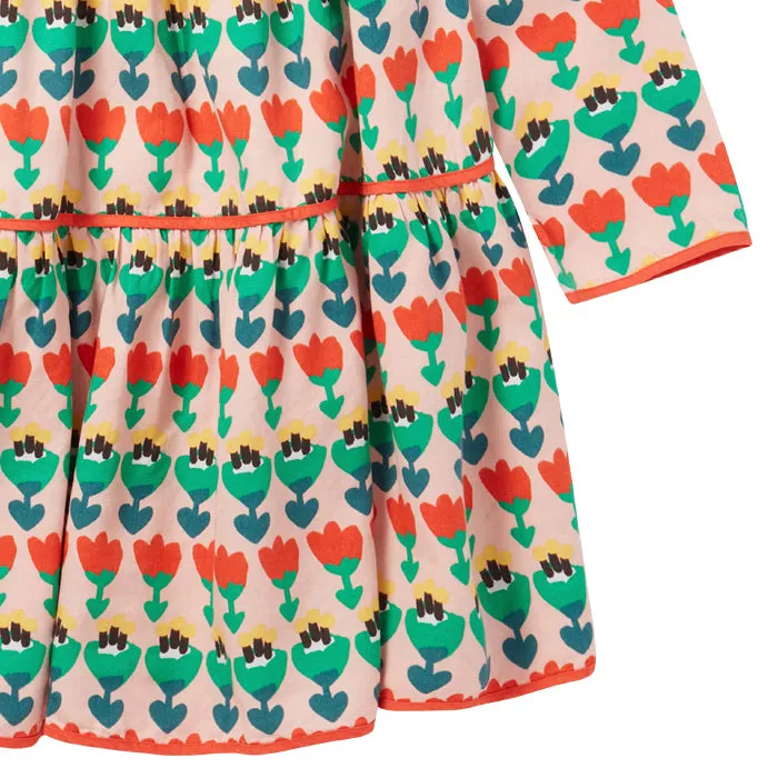 Stella McCartney Child Tiered Dress Multicolour Tulip Print