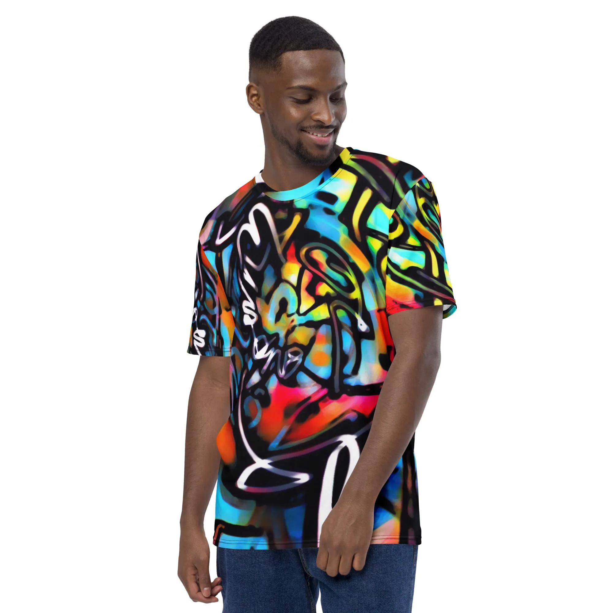 Streetart Chaos All Over Print Graffiti T-Shirt