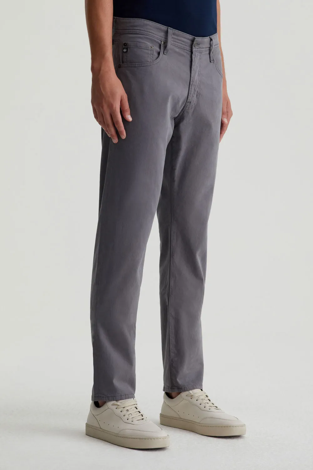 TELLIS MODERN SLIM TWILL IN FOLKESTONE GREY