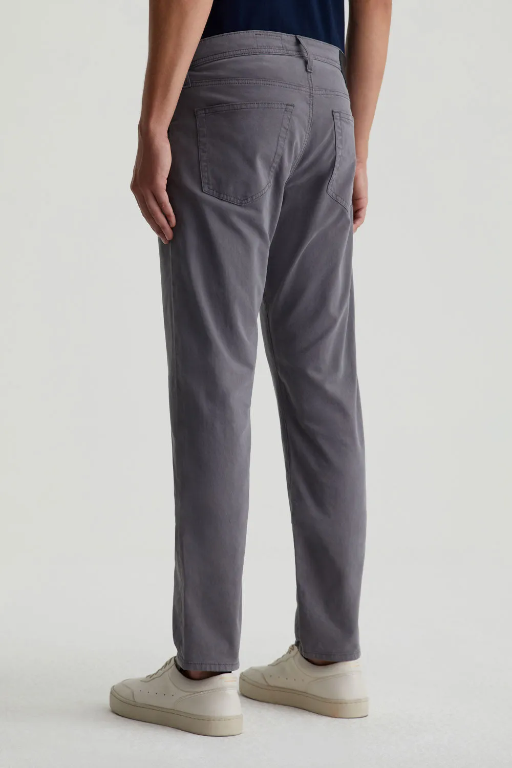 TELLIS MODERN SLIM TWILL IN FOLKESTONE GREY