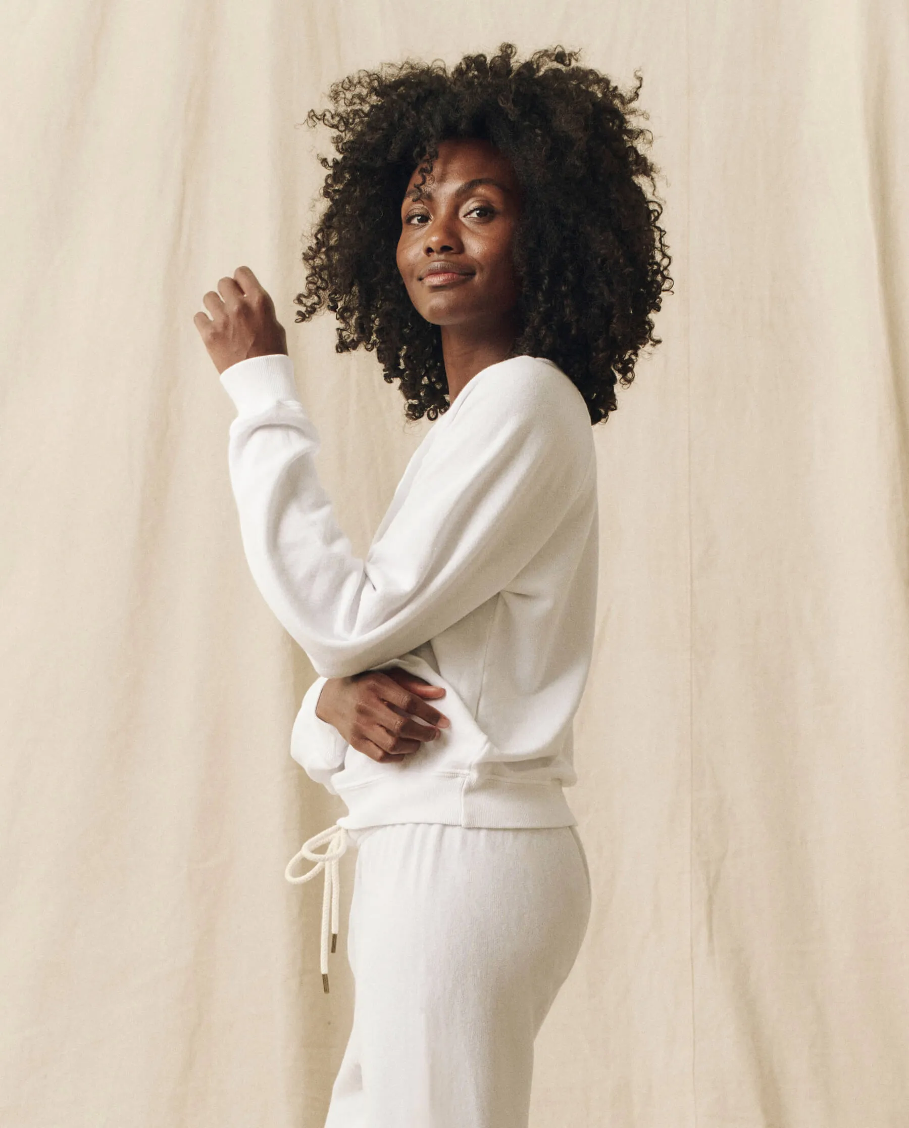 The Great Shrunken Sweatshirt in True White