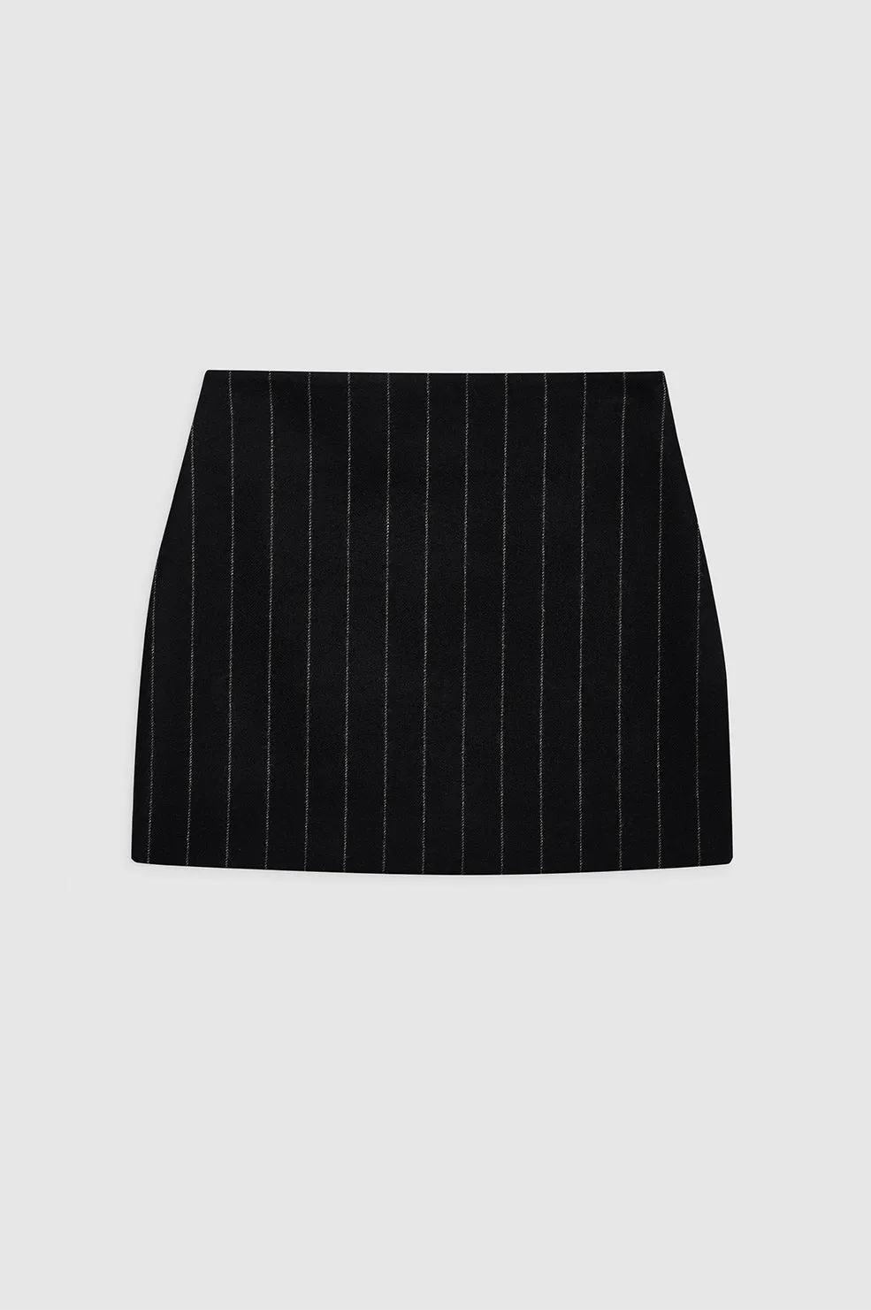 Tierra Skirt - Dark Grey Pinstripe