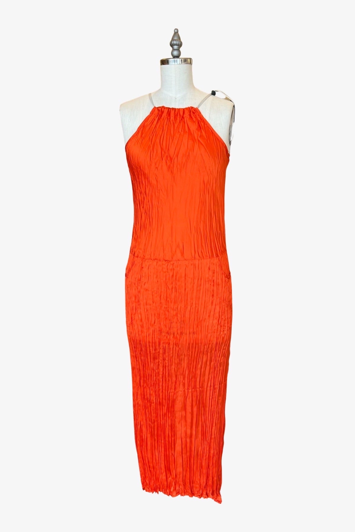 Twisted Maxi Halter Dress | Saffron