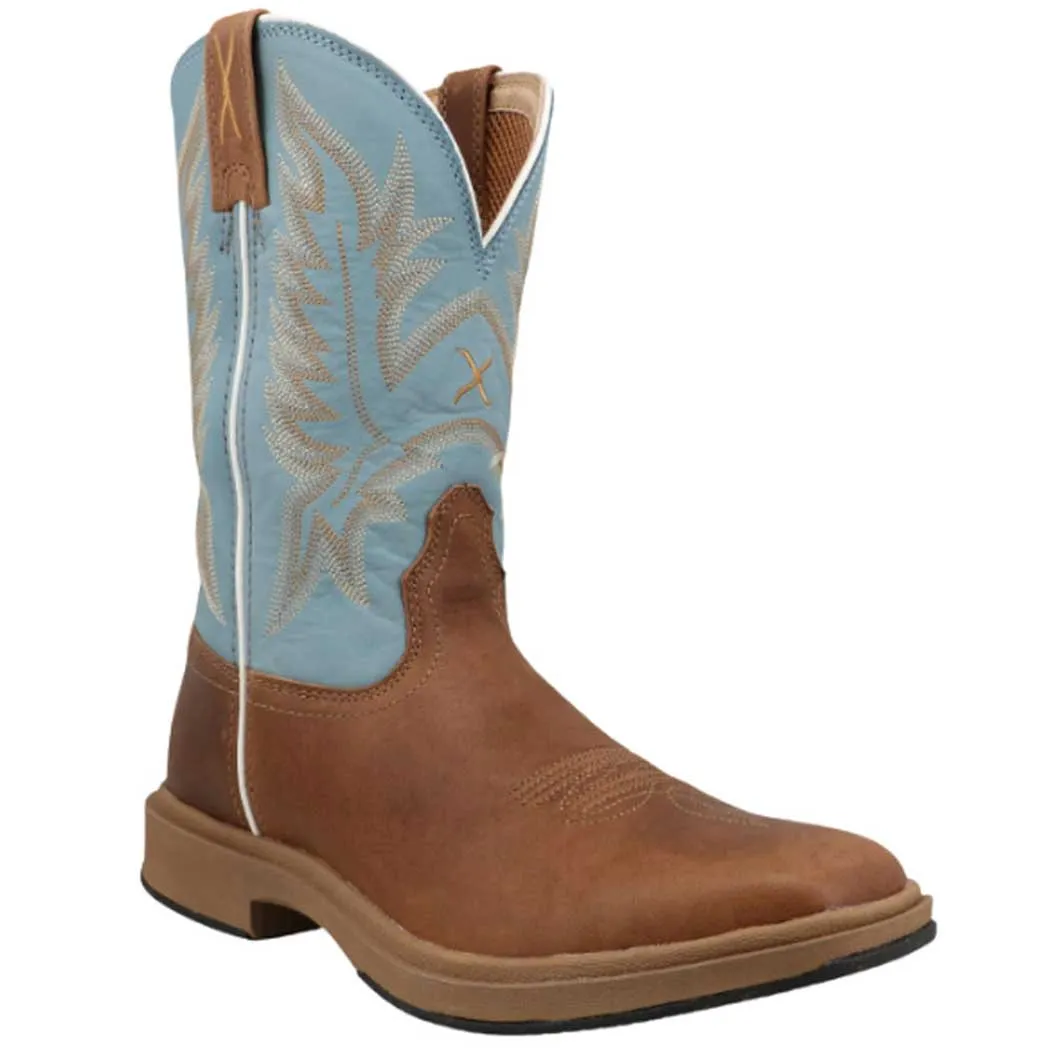 Twisted X 11'' UltraLite X Boot Ginger & Sky Blue (Men's)