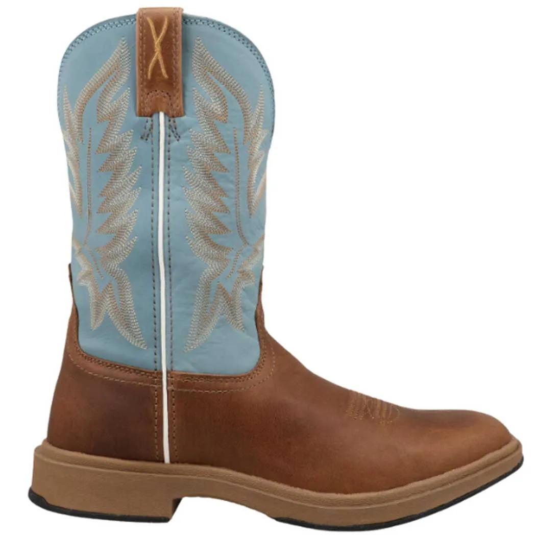 Twisted X 11'' UltraLite X Boot Ginger & Sky Blue (Men's)