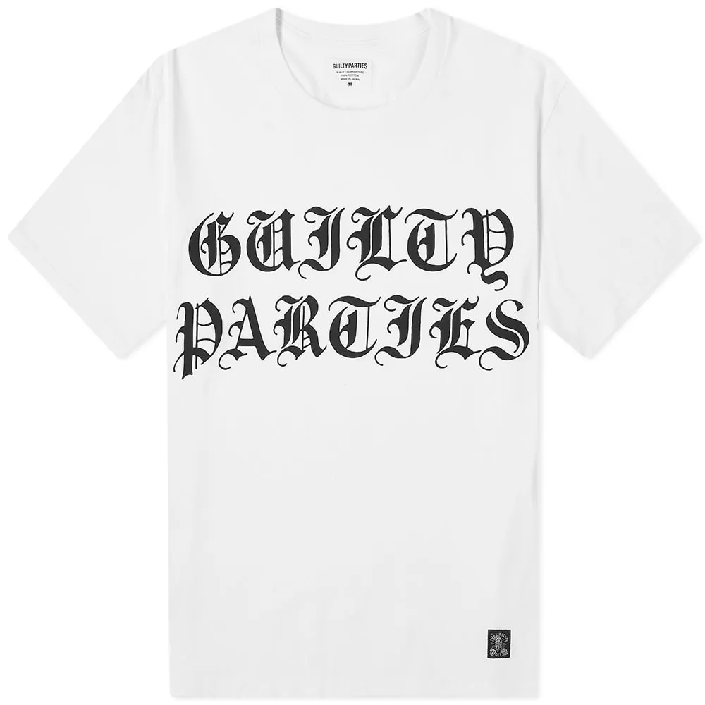 Wacko Maria Gothic Guilty Parties T-ShirtWhite