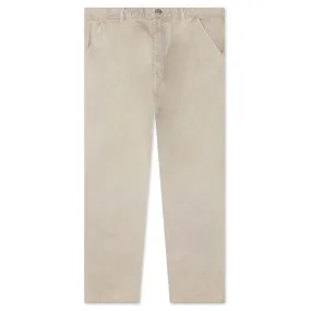 Washed Cotton Work Pant - Ivory