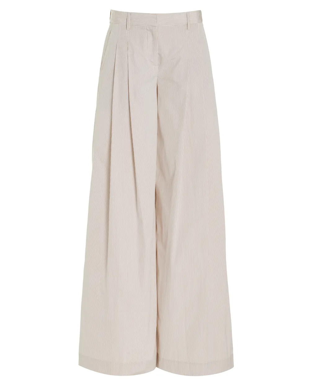 White and Khaki Faubourg Stripe Didi Pant