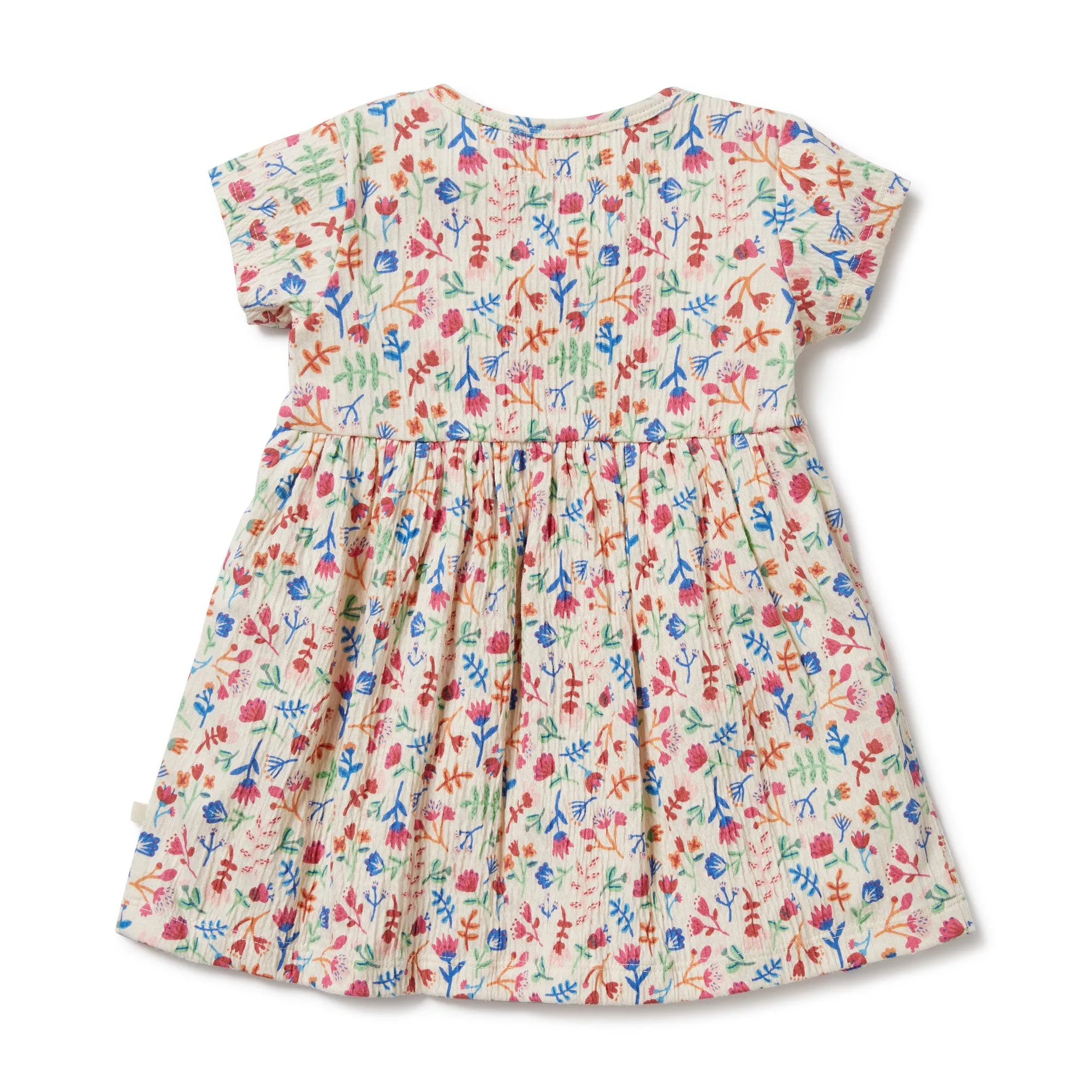 Wilson & Frenchy Tropical Garden Crinkle Button Dress