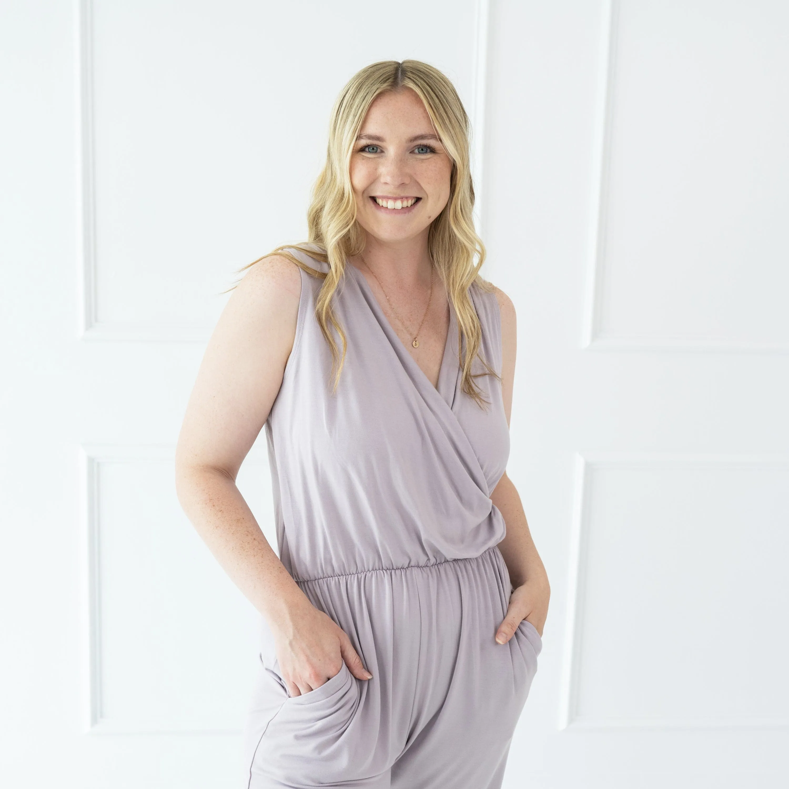 Women's Jumpsuit in Wisteria